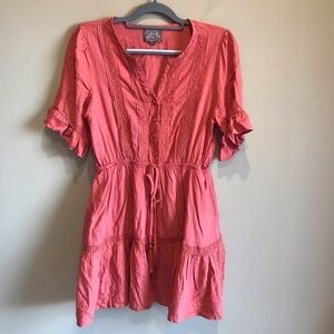 Southern Fried Chics Orange Party Dress